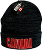 Canada Knit Beanie Embroidered with Metallic Weaving