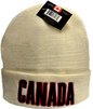 Canada Knit Beanie Embroidered with Metallic Weaving