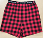 Boxer Short Canada Buffalo Plaid - Black/Red