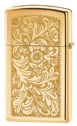 ZIPPO Brass Venetian Slim