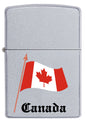 Zippo Souvenir Lighter Canada Flag (Chrome) (205-078154)