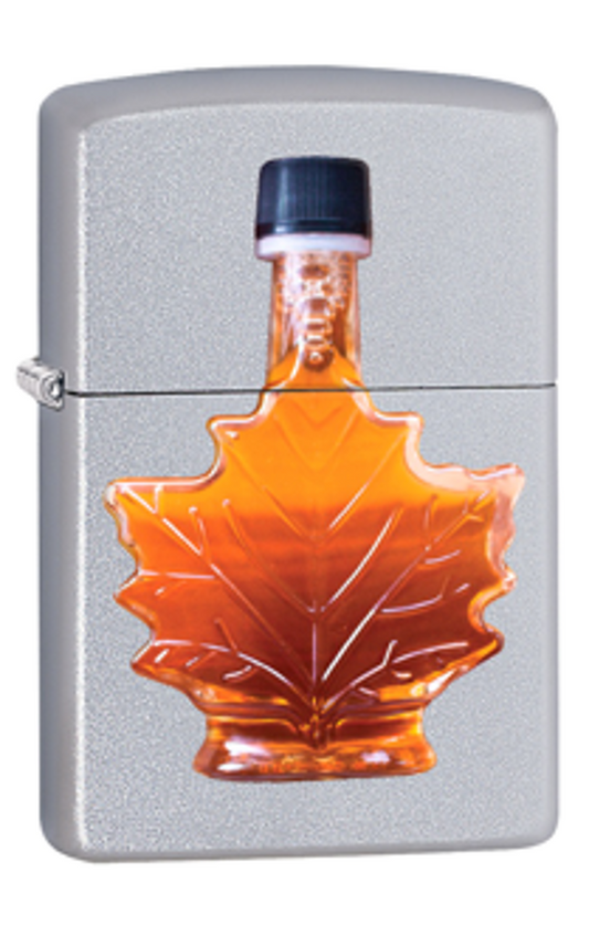 Zippo Souvenir Lighter Souvenir Maple Syrup (Chrome)