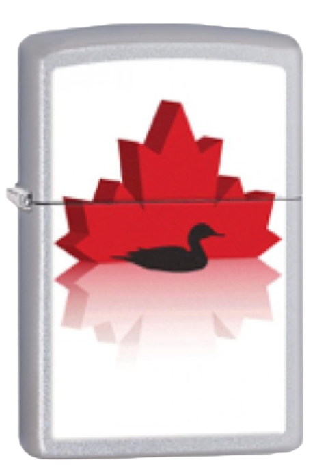 ZIPPO Lighters Souvenir 3D Maple Leaf (Chrome)