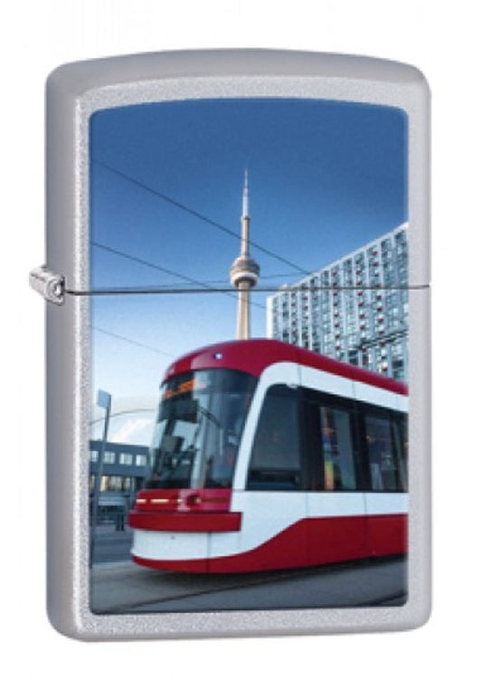 ZIPPO Lighters Souvenir Toronto TTC Street Car (Chrome)