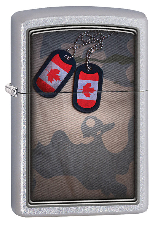 ZIPPO Lighters Souvenir Canadian Military (Chrome)