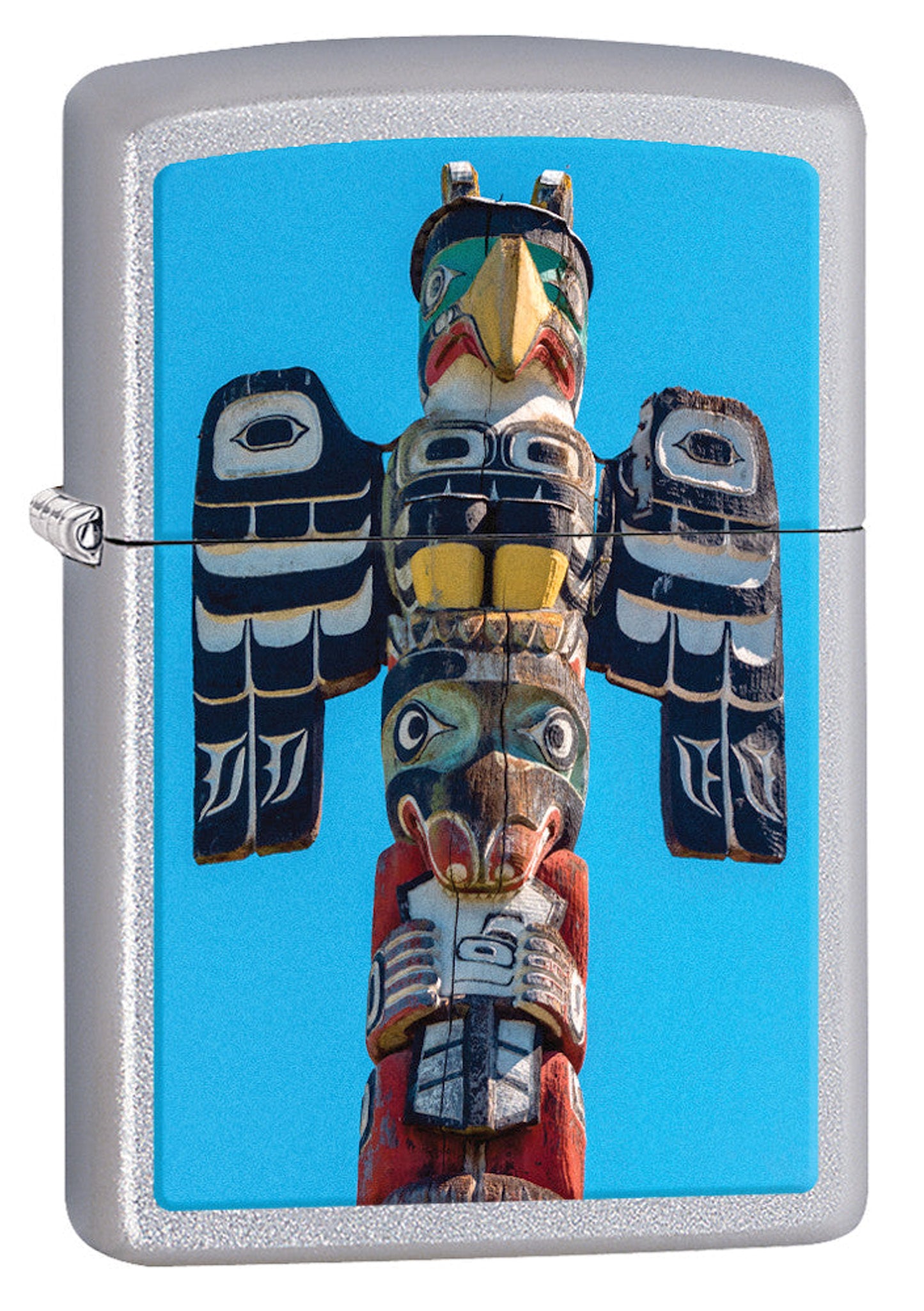 ZIPPO Lighters Souvenir Totem Pole (Chrome)