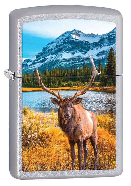 ZIPPO Lighters Souvenir Deer Canada (Chrome)