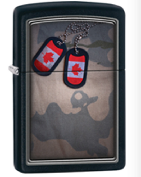 ZIPPO Lighters Souvenir Canadian Military (Black)