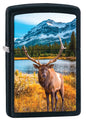 ZIPPO Lighters Souvenir Deer Canada (Black)