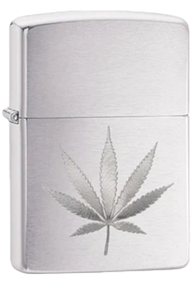 ZIPPO Engraved Leaf Design