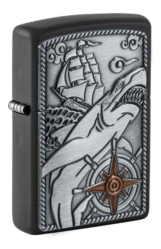 Zippo Shark Ship Emblem