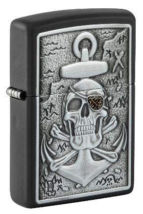 Zippo Skull Anchor Emblem