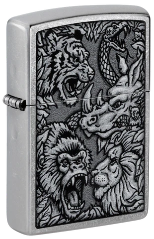 ZIPPO JUNGLE DESIGN