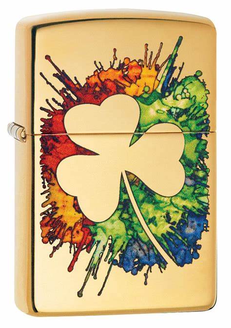 Zippo Graffiti Clover