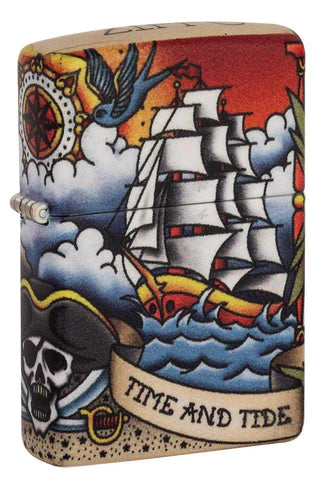 ZIPPO Nautical Tattoo Design