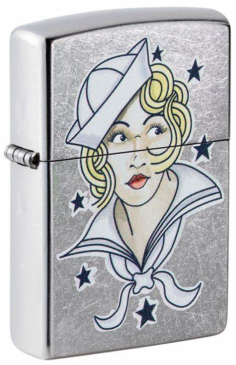 Zippo Sailor Girl Design