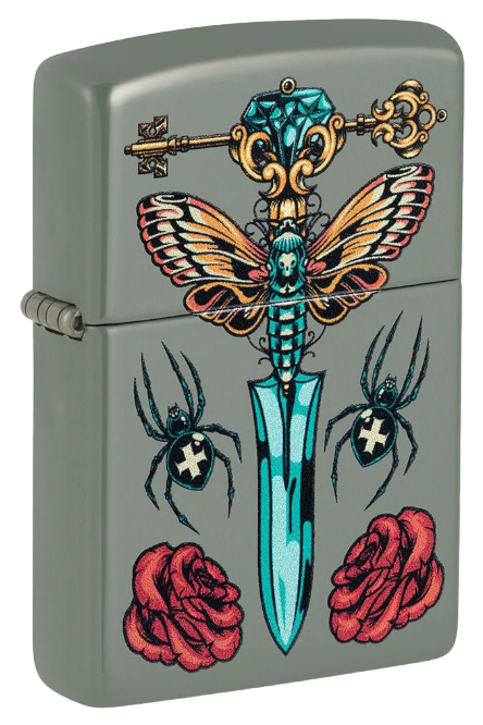 Zippo Gothic Dagger Design