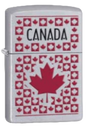 Zippo Souvenir Canada Maple Leaves (Chrome)