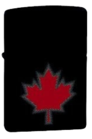 Zippo Souvenir Canada Maple Leaves (Black)