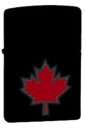 Zippo Souvenir Canada Maple Leaves (Black)